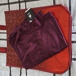 NWT Lululemon Vindur Dress Wool *lululemon lab Black Cherry / Deep Fuschia